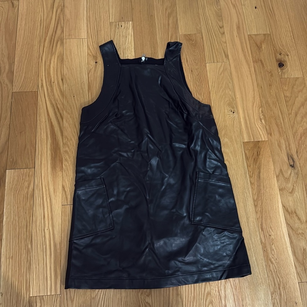 Maeve faux leather jumper